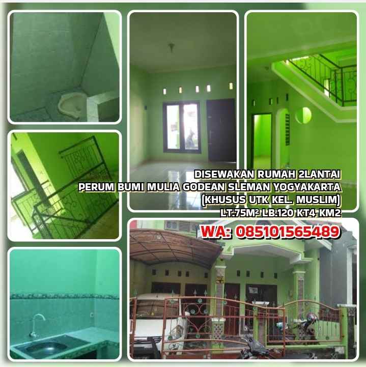 disewakan rumah godean sleman yogyakarta