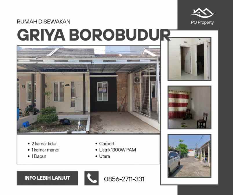 disewakan rumah griya borobudur