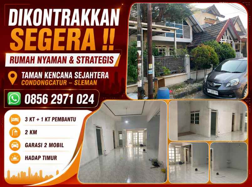 disewakan rumah perum taman kencana