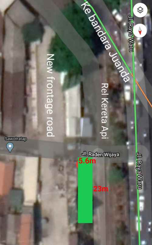 disewakan tanah aloha desa sawotratap