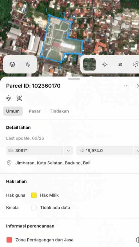 disewakan tanah raya bypass ngurah rai