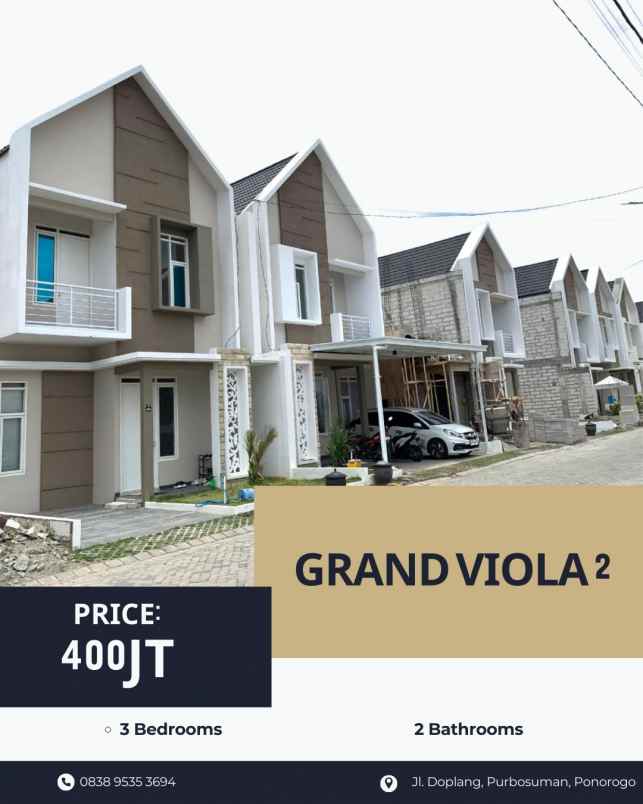 grand viola 2 hunian nyaman dan strategis di ponorogo