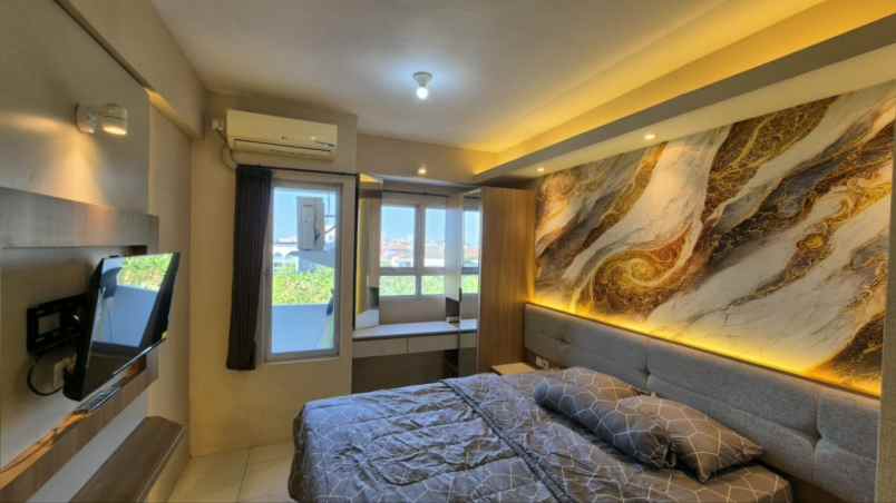 jual apartemen puncak permai baru renov furnish baru