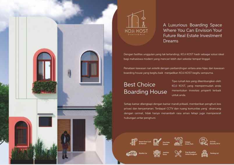 jual kost estetik serumah kost sendiri koji