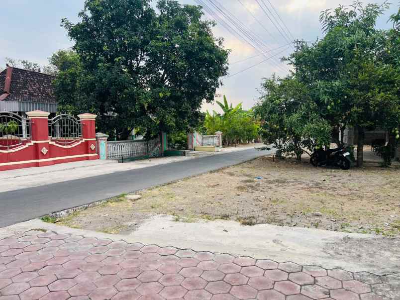 jual tanah datar strategis sragen kota 447m