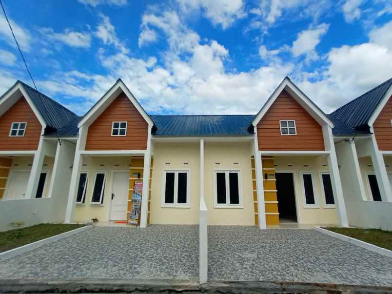 perumahan subsidi dibinjai dengan tampilan komersil