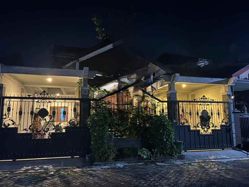 rumah 1 lantai modern dan luas lokasi sengkaling