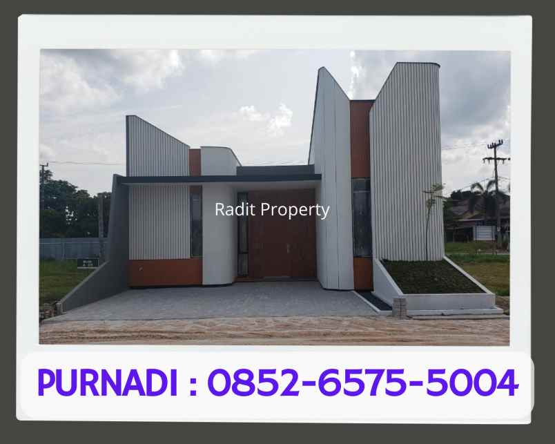 rumah baru model modren di kartama