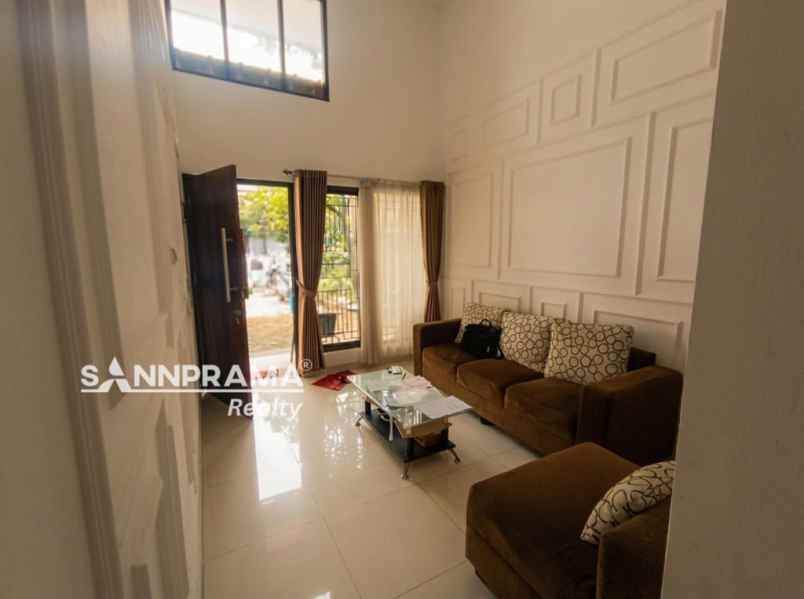 rumah cluster semi furnished dekat dtc mall