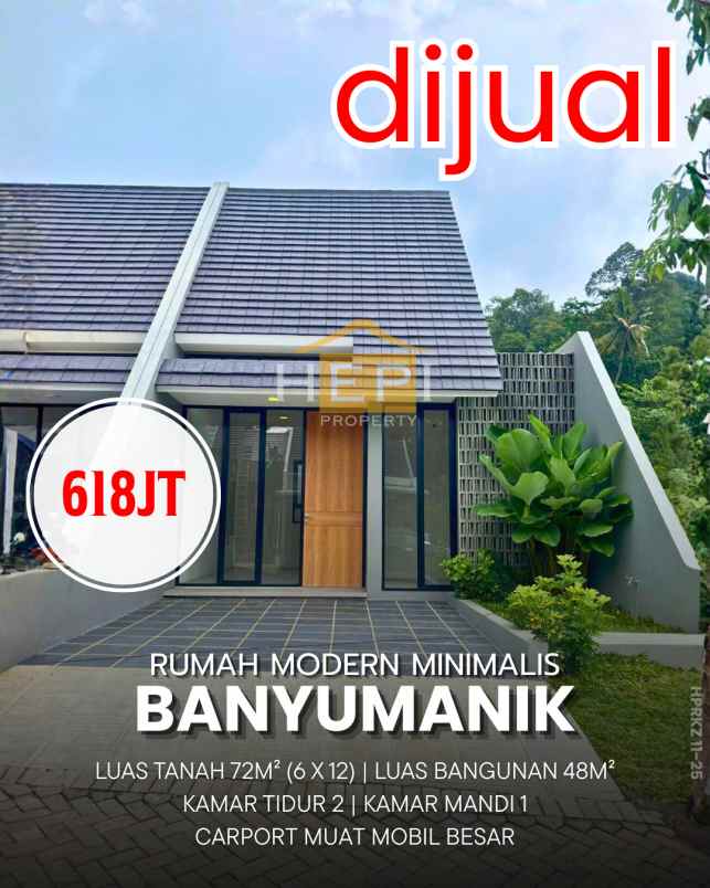 rumah di kawasan banyumanik semarang