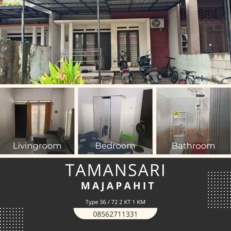 rumah elegant siap huni tamansari majapahit
