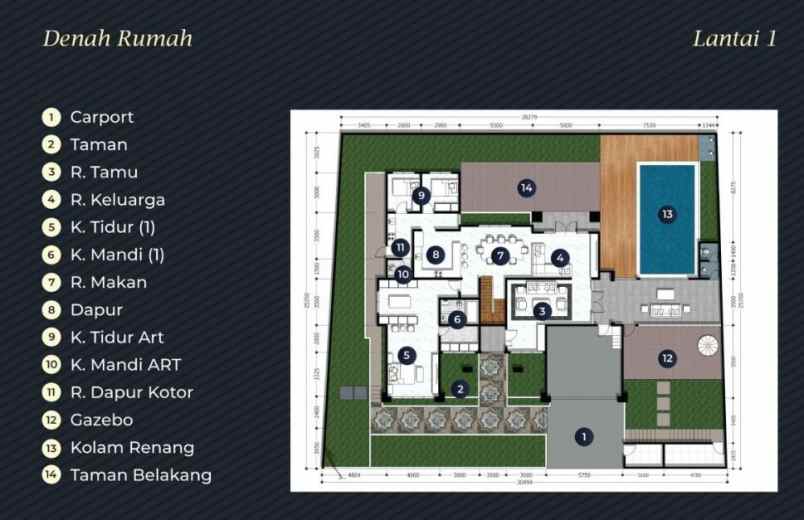 rumah mewah bogor timur dekat istana bogor