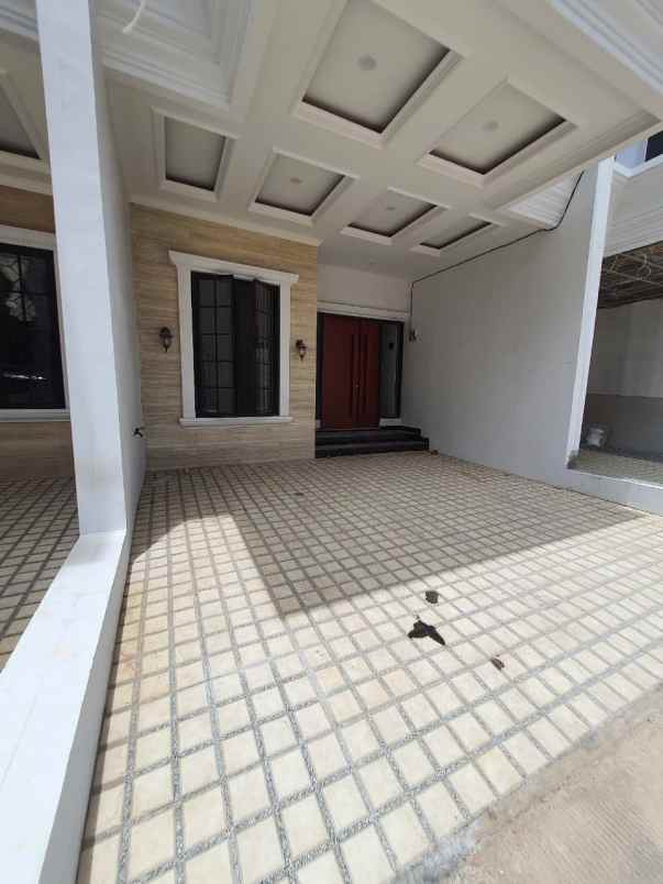 rumah mewah dinding bata merah di cimanggis depok