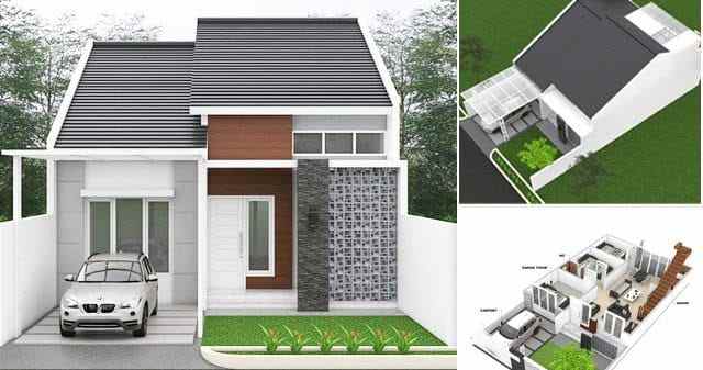 rumah modern minimalis di bintaro tangsel 500 jutaan