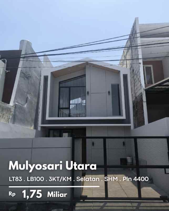 rumah mulyosari utara new siap huni