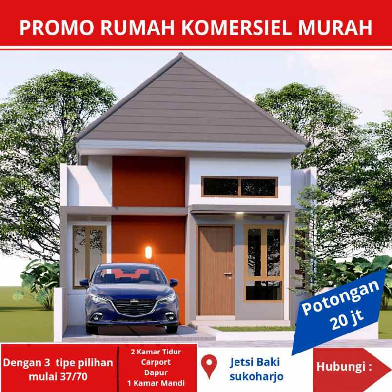 rumah murah jetis baki sukoharjo