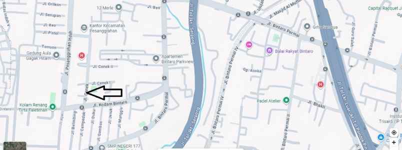 rumah pesanggrahan jakarta selatan