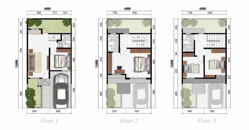 rumah primary di casa jardin cluster quin