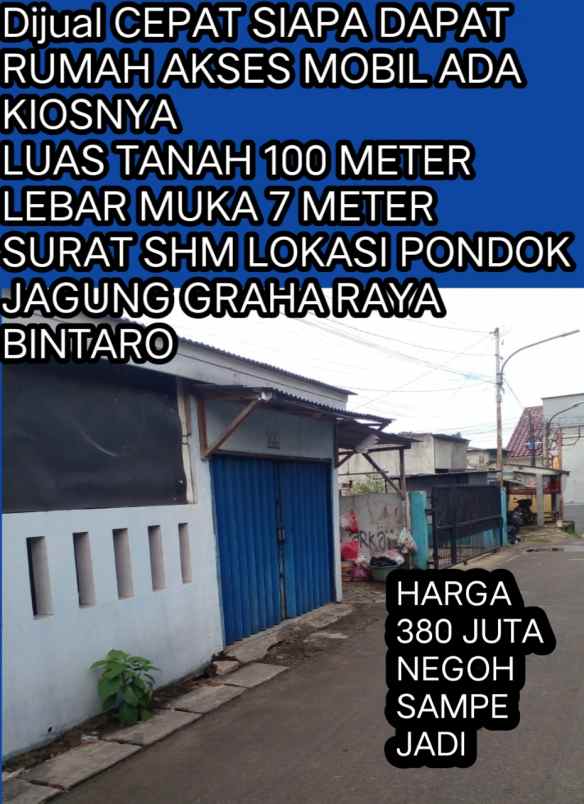 rumah siap huni harga murah