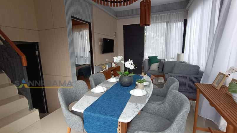 rumah suasana resort di kaki gunung salak bogor