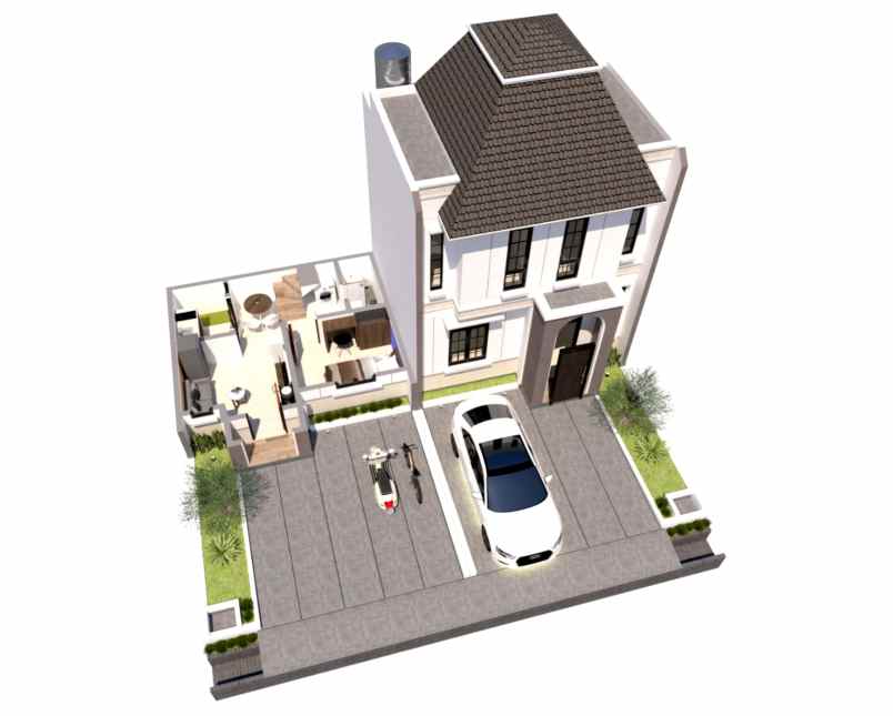 sudirman townhouse hunian eropa bayar 5 juta akad