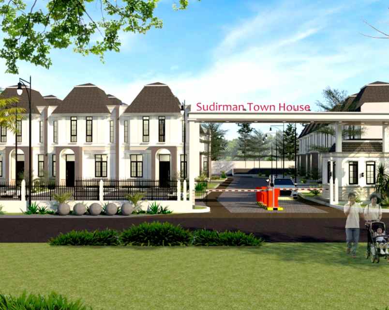 sudirman townhouse hunian eropa bayar 5 juta akad