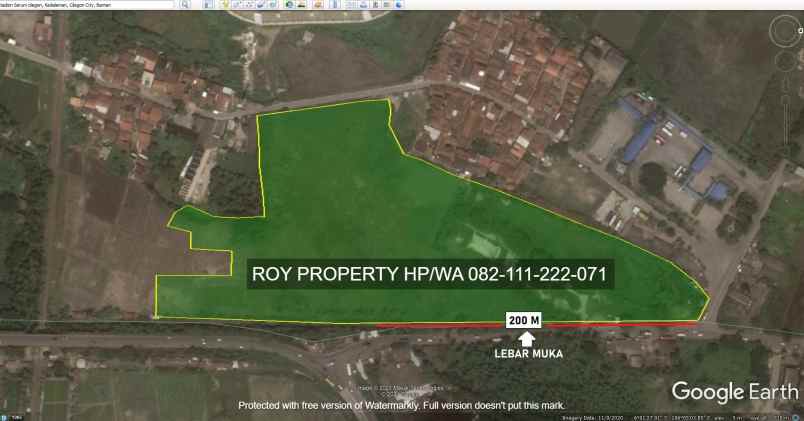 tanah jl raya bojonegara serdang