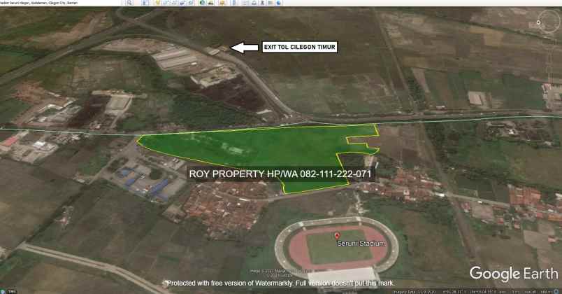 tanah jl raya bojonegara serdang