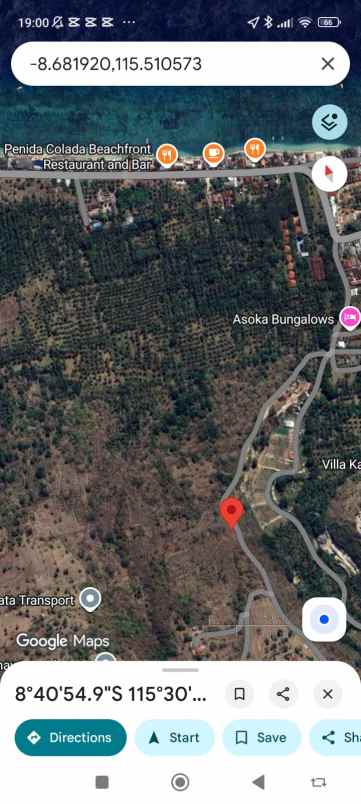 tanah kavling cocok untuk resort di nusa penida bali