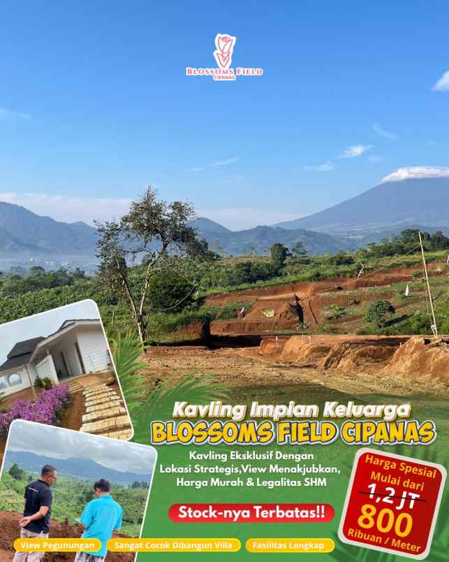 tanah kavling impian di sukaresmi cianjur