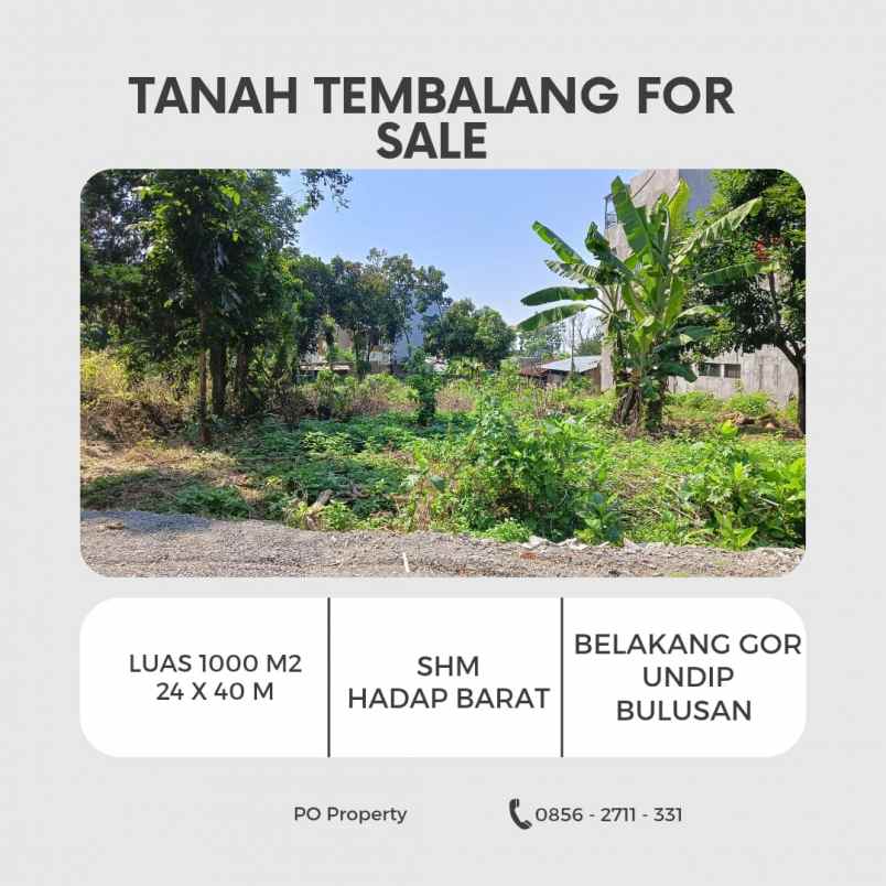 tanah ngatong bulusan tembalang ring 1 undip