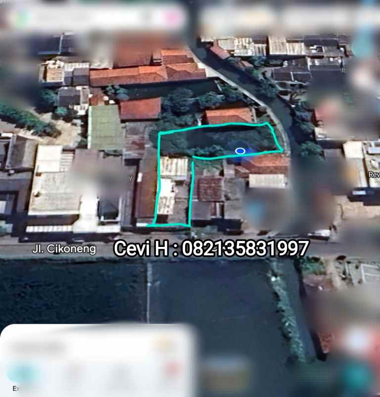 tanah pinggir jalan cikoneng bojongsoang bandung