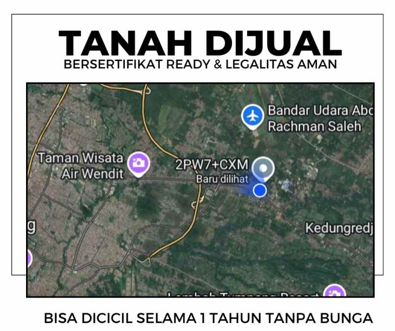 tanah siap bangun murah