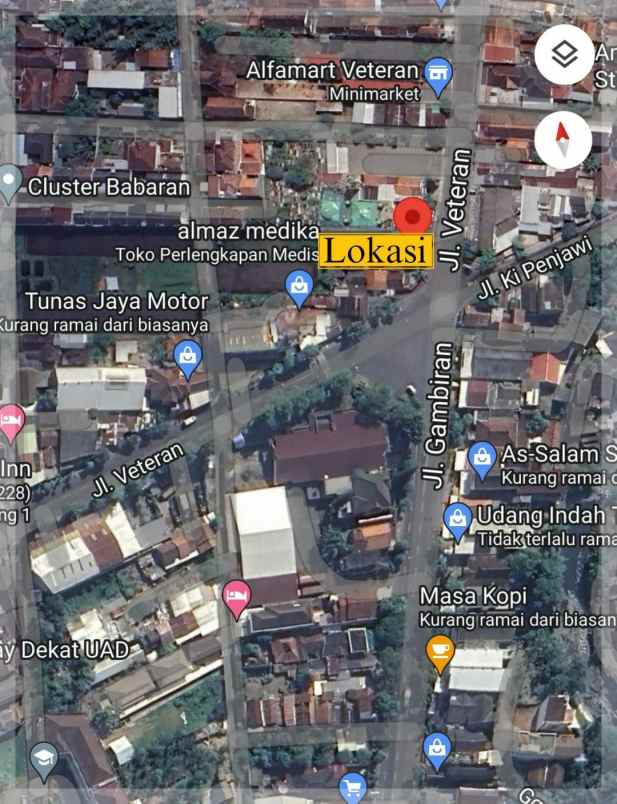 tanah strategis di jalan veteran kota jogja