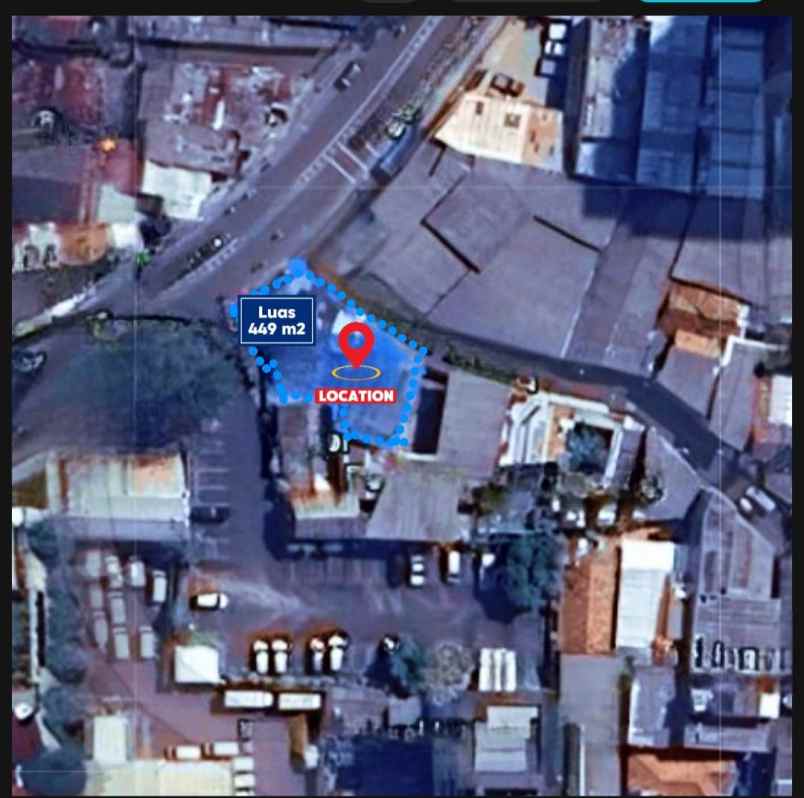 tanah zona komersil grogol utara kebayoran lama jaksel