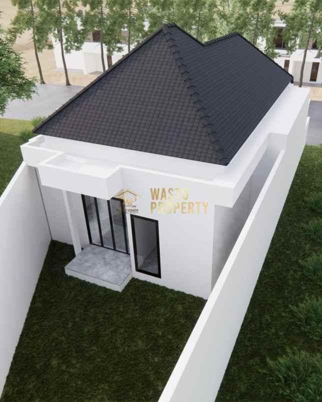 villa mewah klasik tanah luas tepi jalan besar