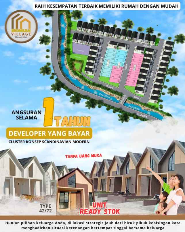 beli rumah bebas angsuran 12 bulan