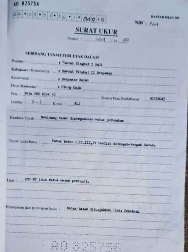 dijual 2 are jl irawan zamrud ubung kaja denpasar