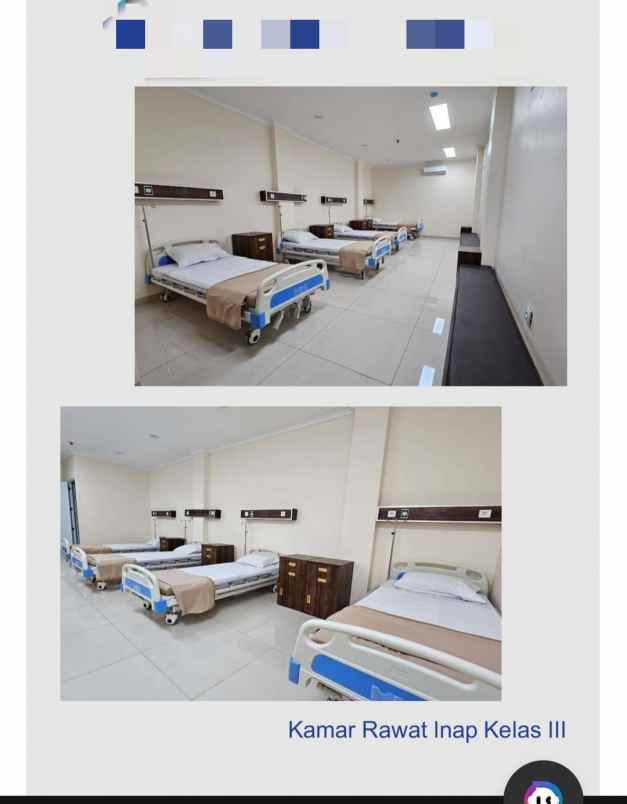 dijual gedung rumah sakit 3 lantai di legok tangerang
