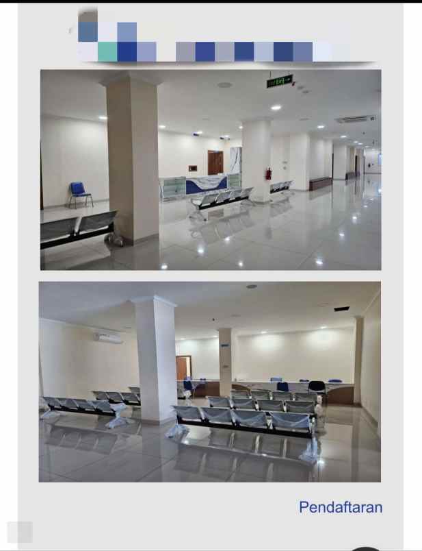 dijual gedung rumah sakit 3 lantai di legok tangerang