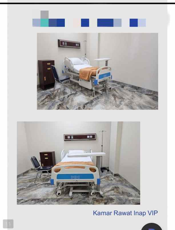 dijual gedung rumah sakit 3 lantai di legok tangerang