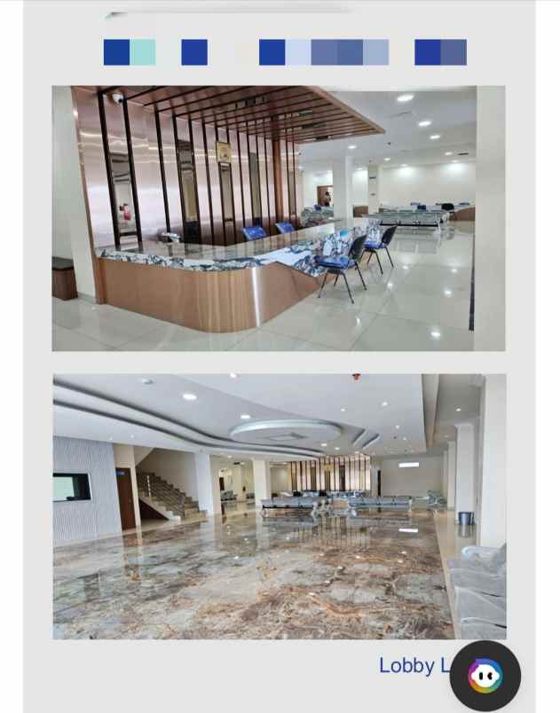 dijual gedung rumah sakit 3 lantai di legok tangerang
