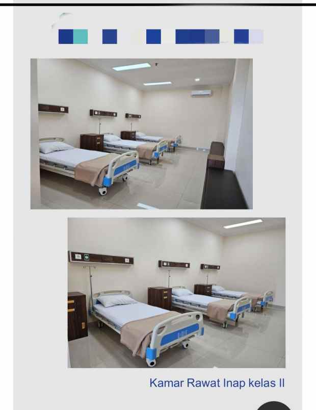 dijual gedung rumah sakit 3 lantai di legok tangerang