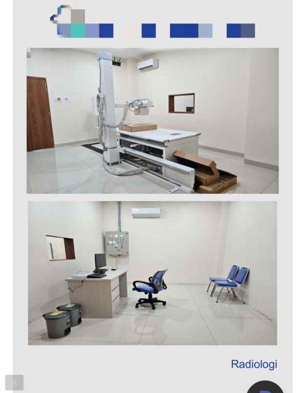 dijual gedung rumah sakit 3 lantai di legok tangerang