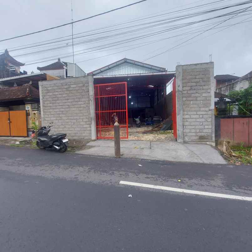 dijual gudang lokasi jalan bungtomo denpasar utara