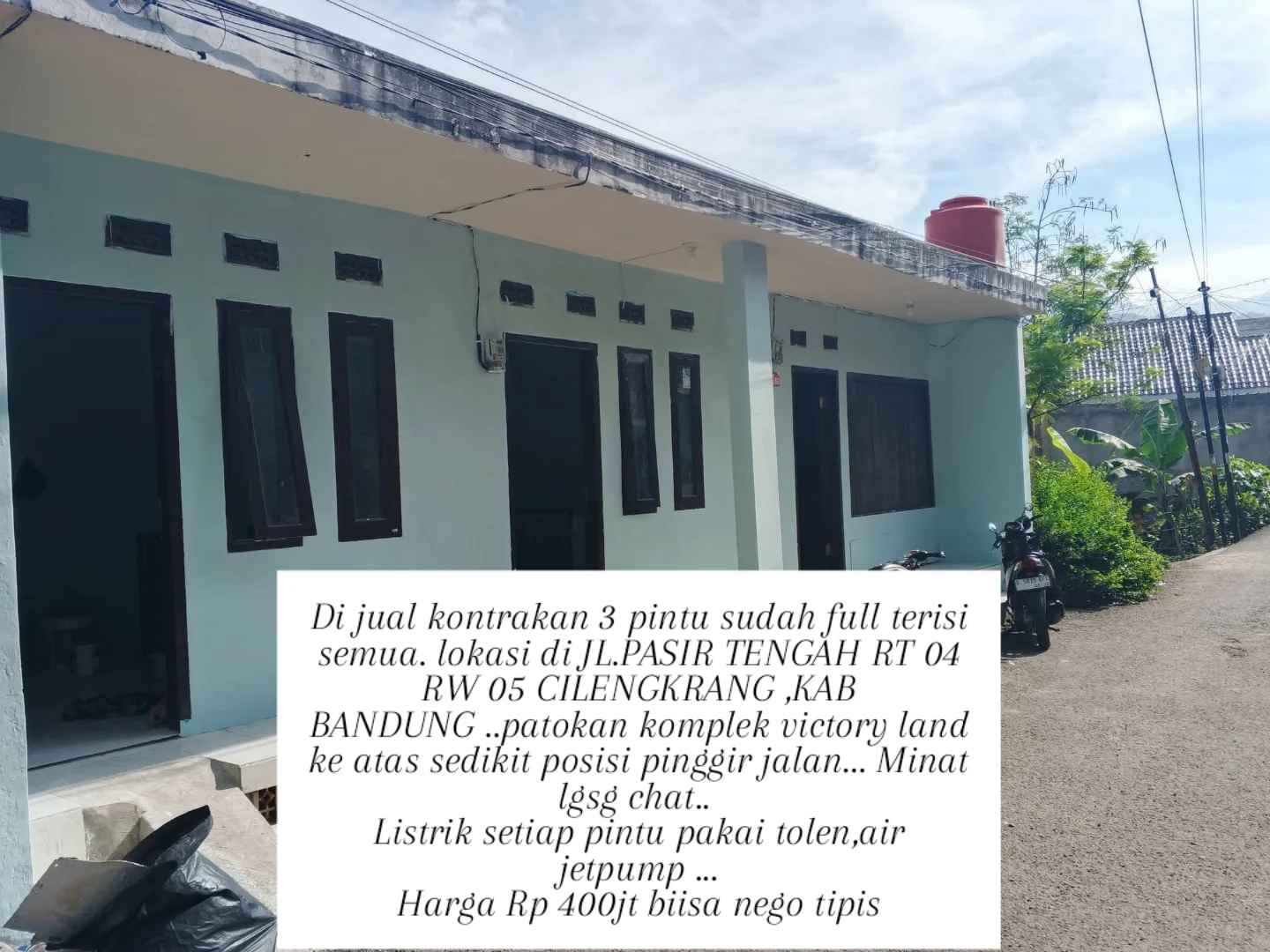 dijual kontrakan buat invest masa depan
