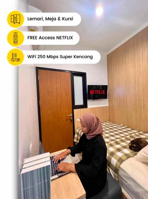 dijual kost kupang segunting