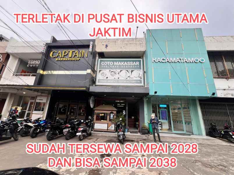 dijual ruko gudang kantor buaran raya