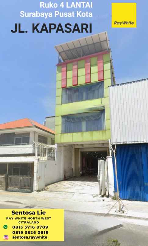 dijual ruko gudang kantor jalan kapasari