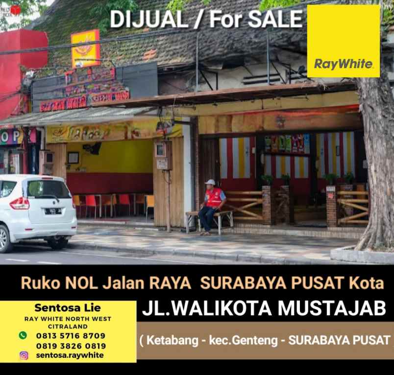 dijual ruko gudang kantor jalan walikota mustajab